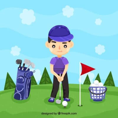 golf set toy for boys