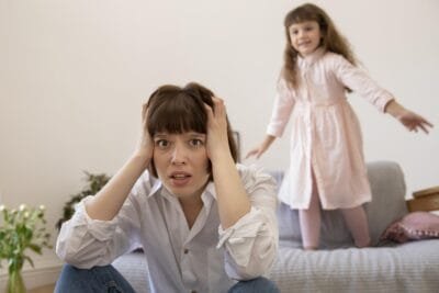 tired parent
