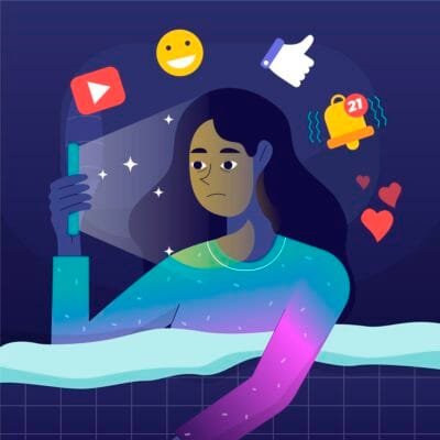 bad influence of social media